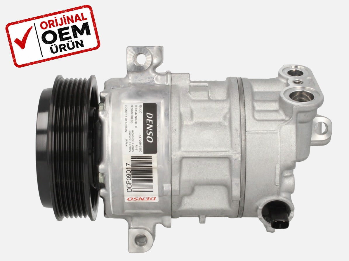 FİAT LİNEA 1.6 KLİMA KOMPRESÖRÜ
DENSO DCP09017